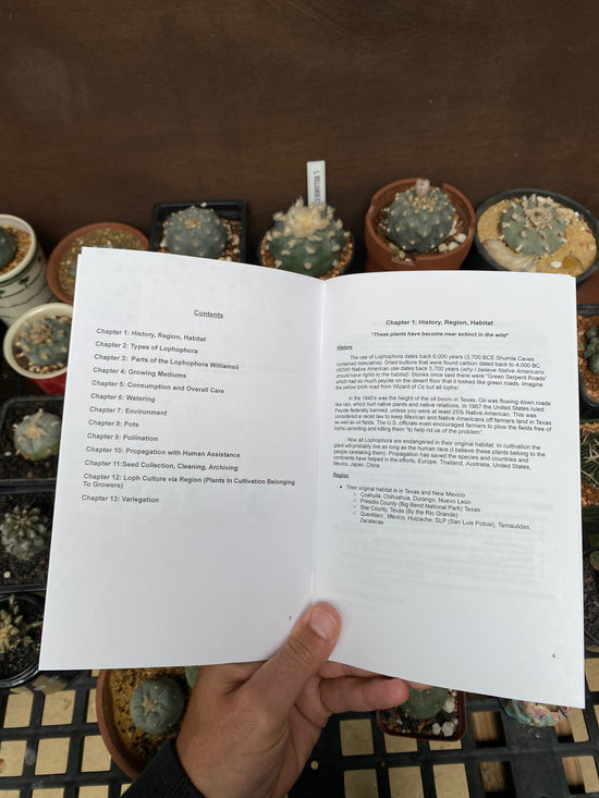 Lophophora Guide