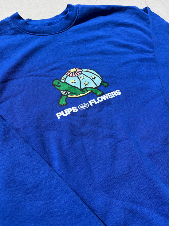 Slow Growth Puff Print Crewneck