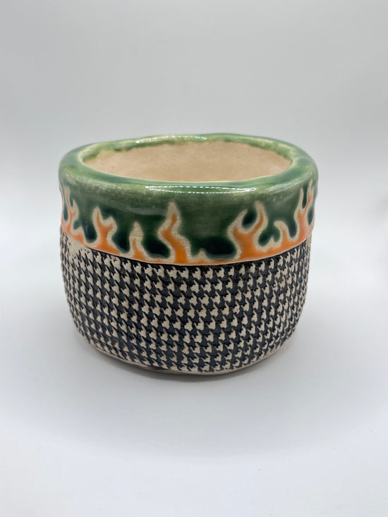 Green Flame Vessel - Medium
