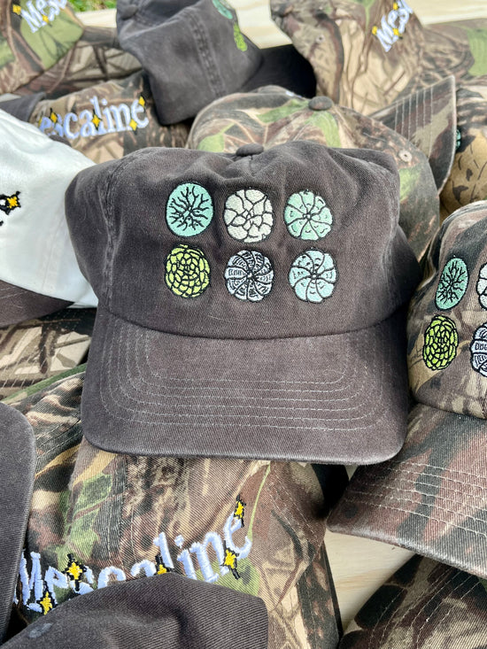 Peyote Caps- Black @allmyhatsaredead