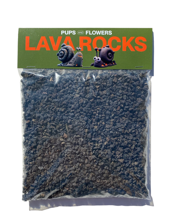 Black Lava Rock- 3/16"