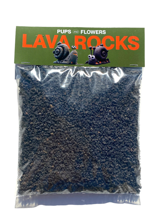 Black Lava Rock- 1/8"